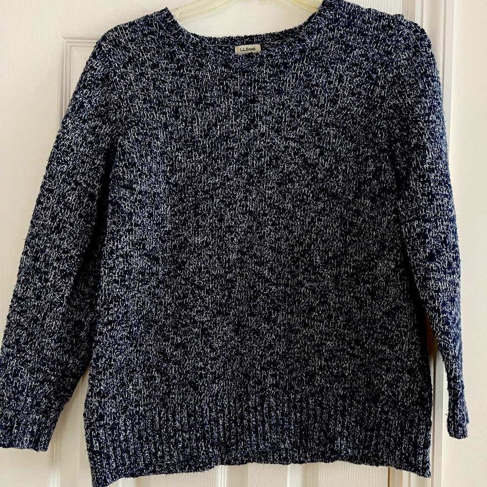 L.L. Bean Marled Crew Neck Sweater